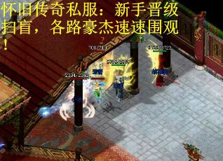 怀旧传奇私服：新手晋级扫盲，各路豪杰速速围观！