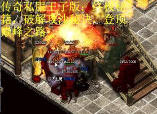 传奇私服王子版：终极秘籍，破解攻沙秘诀，登顶巅峰之路