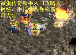 蛋蛋传奇新手入门攻略大揭秘，手把手教你称霸传奇大陆