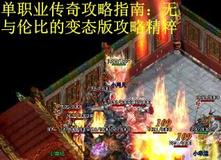 单职业传奇攻略指南：无与伦比的变态版攻略精粹