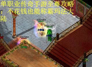 单职业传奇手游至尊攻略：不花钱也能称霸玛法大陆
