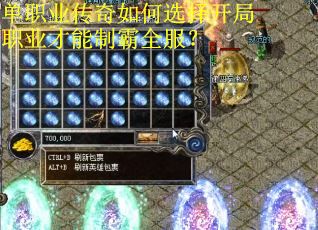 单职业传奇如何选择开局职业才能制霸全服？