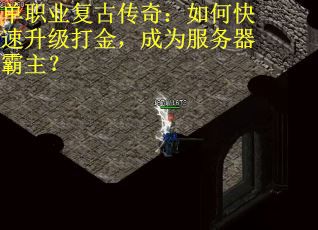 单职业复古传奇：如何快速升级打金，成为服务器霸主？